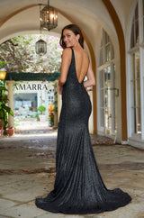 4 of 4 Amarra 87260 Dress Black Silver