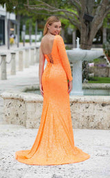 2 of 2 Amarra 87262 Dress Neon-Orange