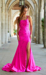 1 of 2 Amarra 87269 Dress Bright-Fuchsia