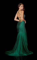 2 of 4 Amarra 87350 Dress Emerald-Multi