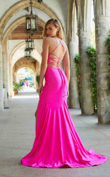 2 of 2 Amarra 87353 Dress Hot-Pink