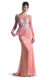 1 of 4 Andrea and Leo 7018 Peach