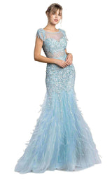 1 of 6 Andrea and Leo A0473 Light Blue