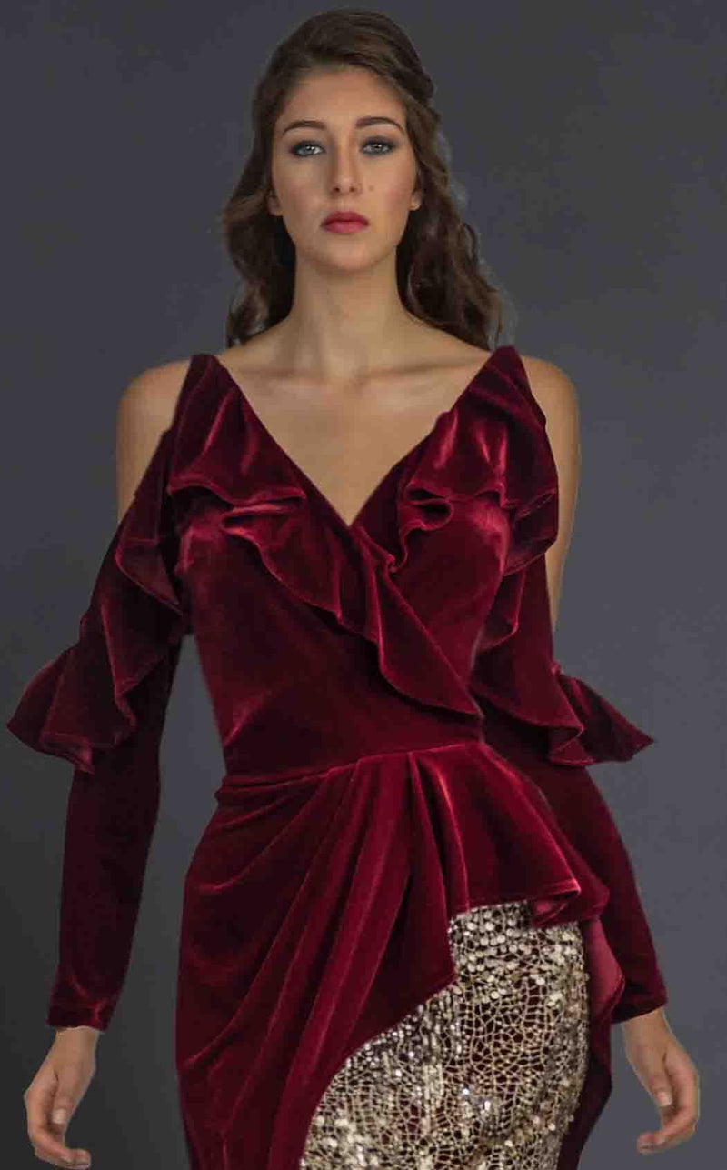 Faust B1008 Dress Rouge