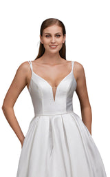 3 of 4 Nina Canacci B1900 Dress Diamond-White