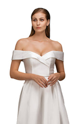 3 of 4 Nina Canacci B1901 Dress Diamond-White