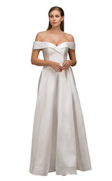 1 of 4 Nina Canacci B1901 Dress Diamond-White
