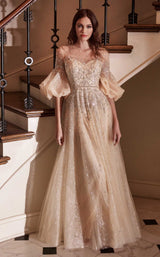 1 of 3 Cinderella Divine B703 Dress Champagne