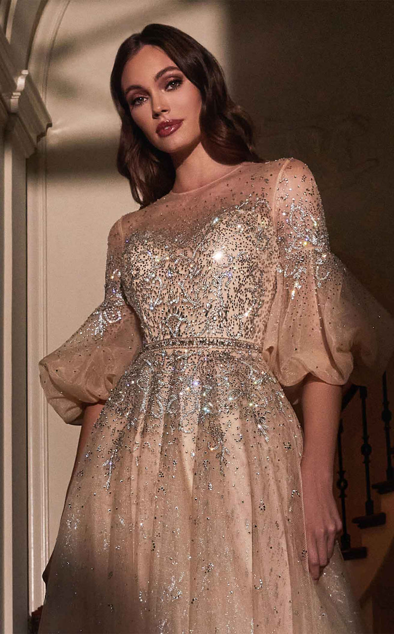 Cinderella Divine B703 Dress Champagne