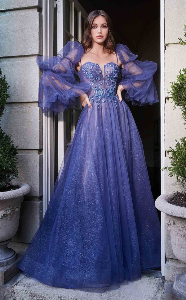 Cinderella Divine B709 Dress Smoky-Blue