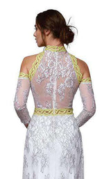 4 of 4 Beside Couture BC 1342 White-Lime