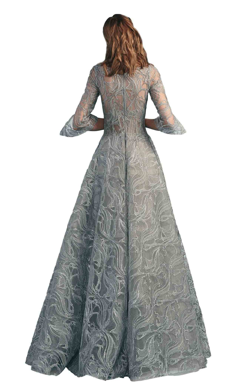 unique evening gowns dresses Black High Neck Sparkly Long Sleeve Unique Prom Dress Gorgeous Evening –  SELINADRESS