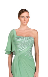 3 of 4 Revive by Tony Ward Brielle Dress Green