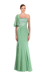 1 of 4 Revive by Tony Ward Brielle Dress Green