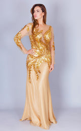 1 of 6 Faust CA647 Dress Gold