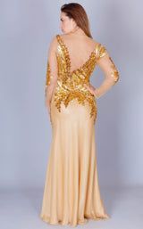 3 of 6 Faust CA647 Dress Gold