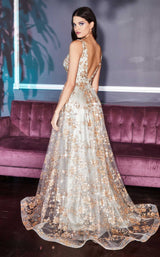 4 of 4 Cinderella Divine CB068 Dress Gold-Sage