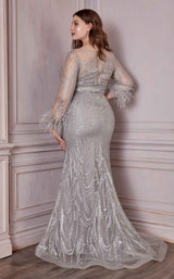 2 of 3 Cinderella Divine CB090C Dress Silver