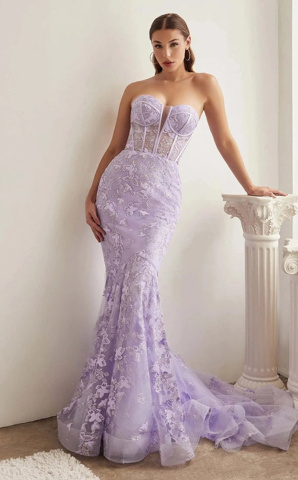 LaDivine CB099 Dress Lavender