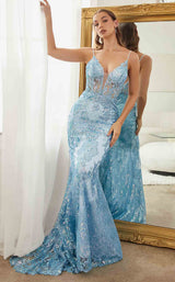 LaDivine CC2189 Dress Blue