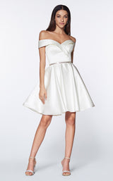 Cinderella Divine CD0140 Dress Off-White