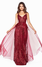 1 of 4 Cinderella Divine CD0147 Dress A-Red