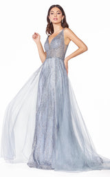 2 of 4 Cinderella Divine CD0152 Dress Smoky-Blue