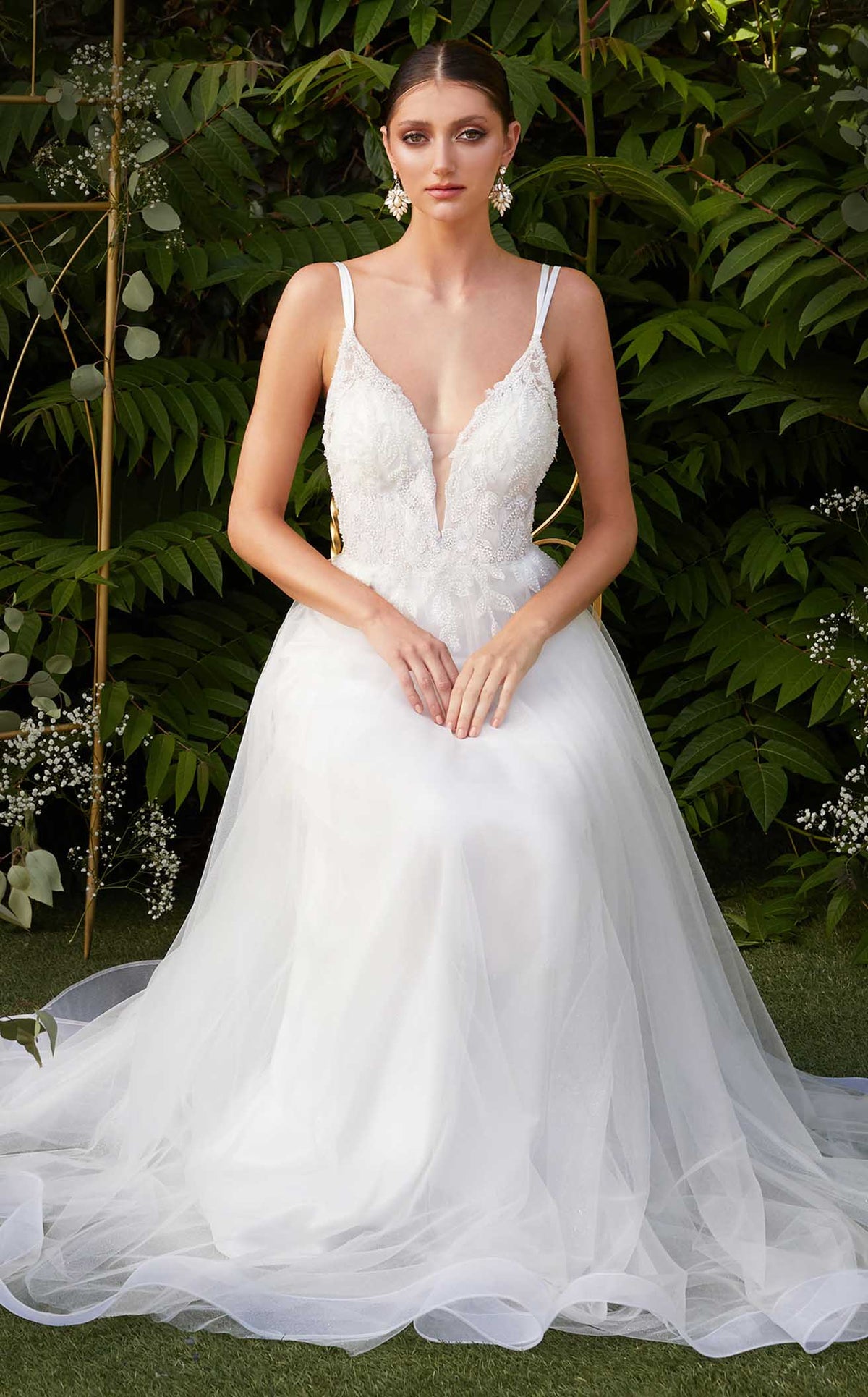 plus size dresses for wedding guests Plus Size Ruffled V-Neck A-Line Midi Wedding Guest Dress for Women