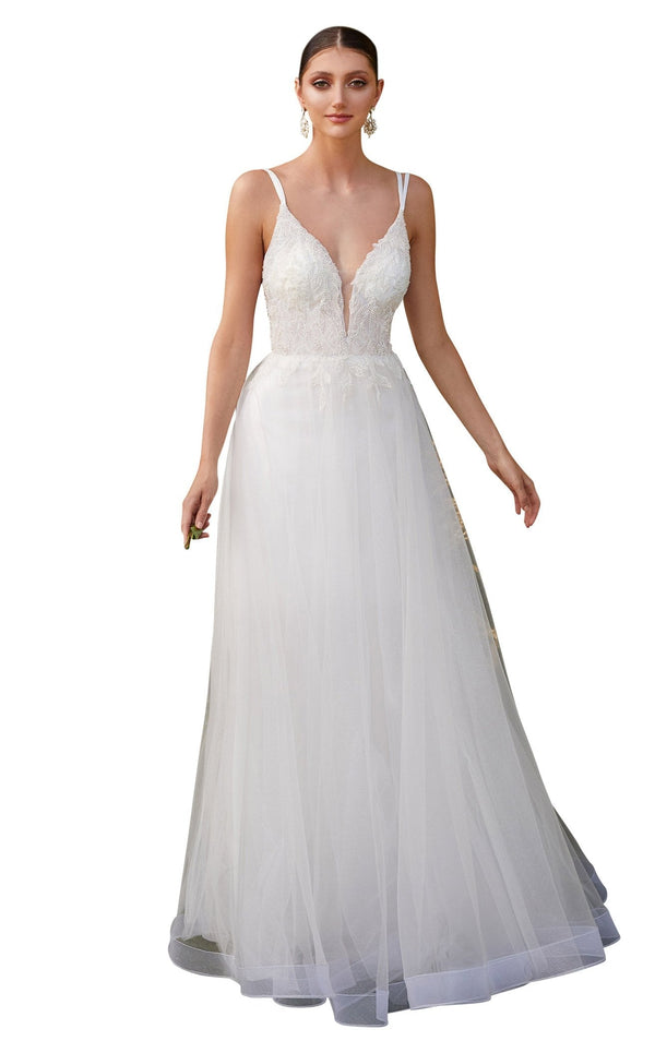 Cinderella Divine CD0154W Dress Off-White