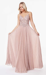 1 of 2 Cinderella Divine CD0163 Dress Dusty-Rose