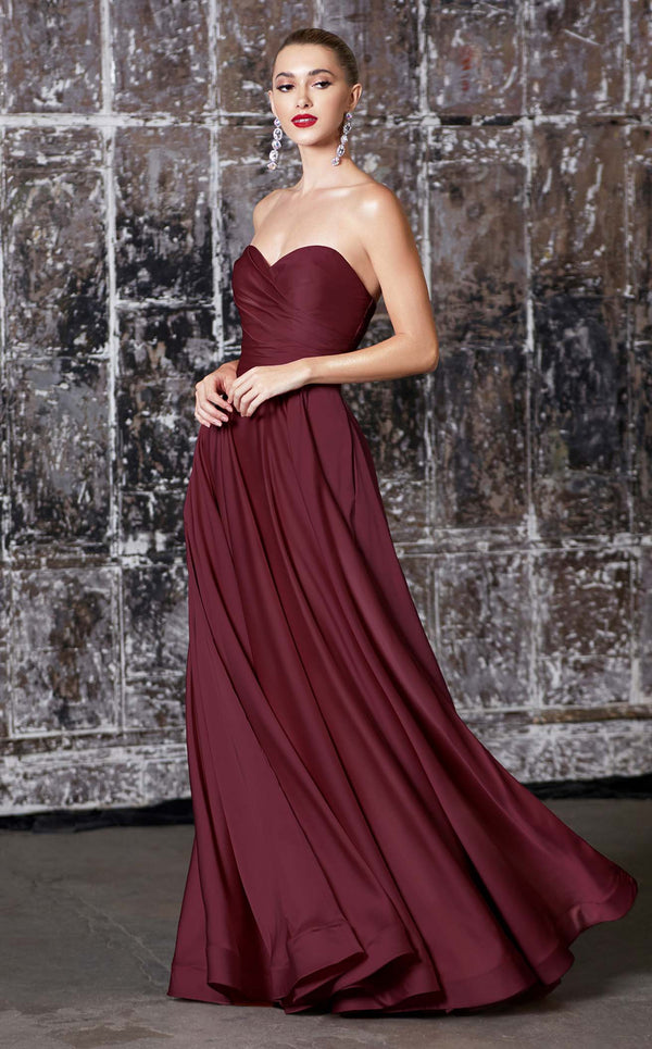 Cinderella Divine CD0165 Dress Burgundy