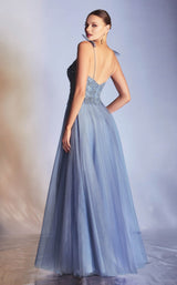 4 of 4 Cinderella Divine CD0178 Dress Smoky-Blue