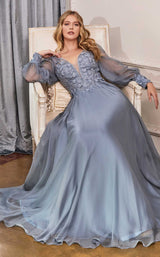 Cinderella Divine CD0183 Dress Smoky-Blue