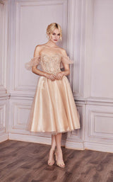 Cinderella Divine CD0187 Dress Champagne