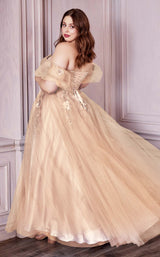 Cinderella Divine CD0191C Dress Champagne