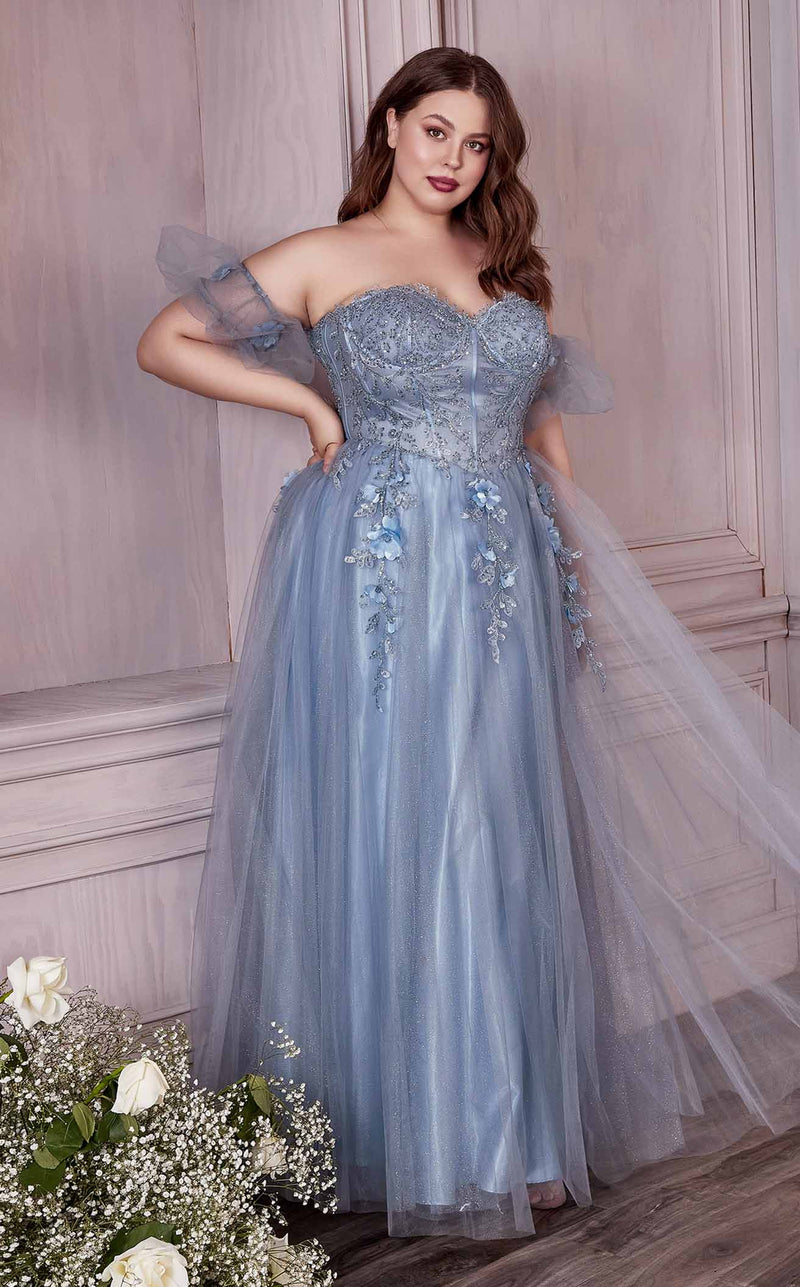 Cinderella Divine CD0191C Dress Smoky-Blue