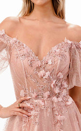 6 of 10 LaDivine CD0197 Dress Blush