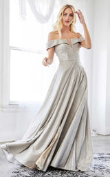 3 of 3 Cinderella Divine CD162 Dress Platinum
