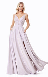 1 of 2 Cinderella Divine CD185 Dress Champagne