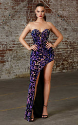 1 of 2 Cinderella Divine CD206 Dress Ultraviolet