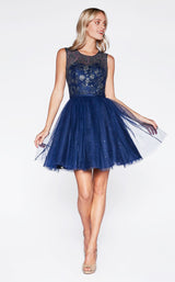 3 of 6 Cinderella Divine CD20 Dress Navy