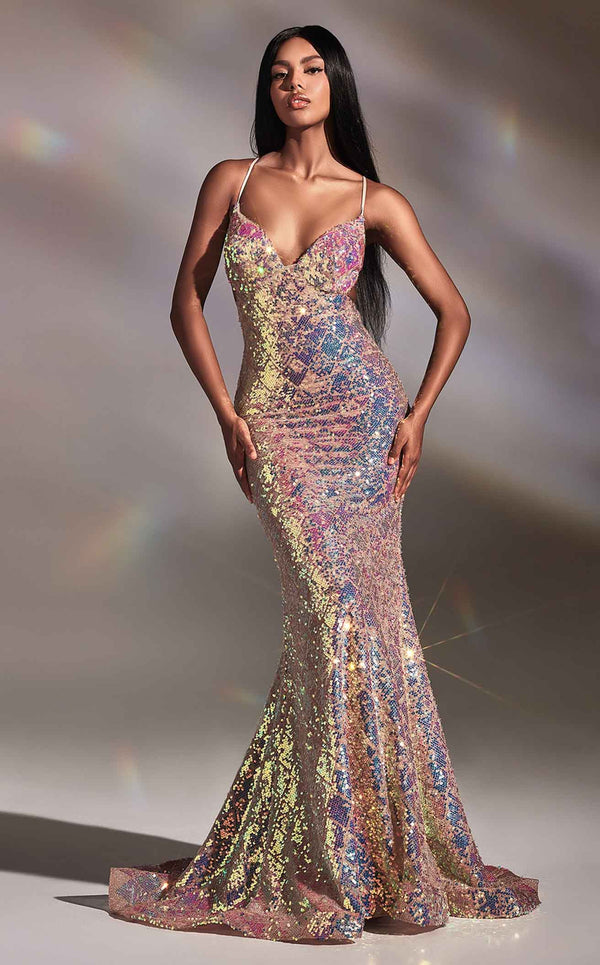 LaDivine CD880 Dress Opal-Blush