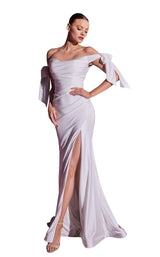 1 of 3 Cinderella Divine CD944W Dress Off-White