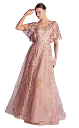 1 of 2 Cinderella Divine CD950 Dress Dusty-Rose