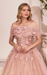5 of 5 Cinderella Divine CD955 Dress Rose-Gold