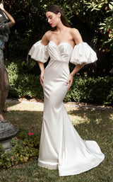 1 of 2 Cinderella Divine CD984W Dress Off-White
