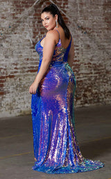 4 of 4 Cinderella Divine CDS393C Dress Lapis