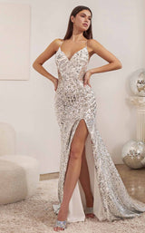 LaDivine CDS421 Dress Silver