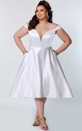 2 of 3 Sydneys Closet CE2011 Dress White