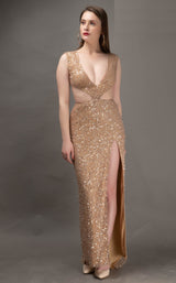 Couture Fashion by FG CF19200134 Dress Gold